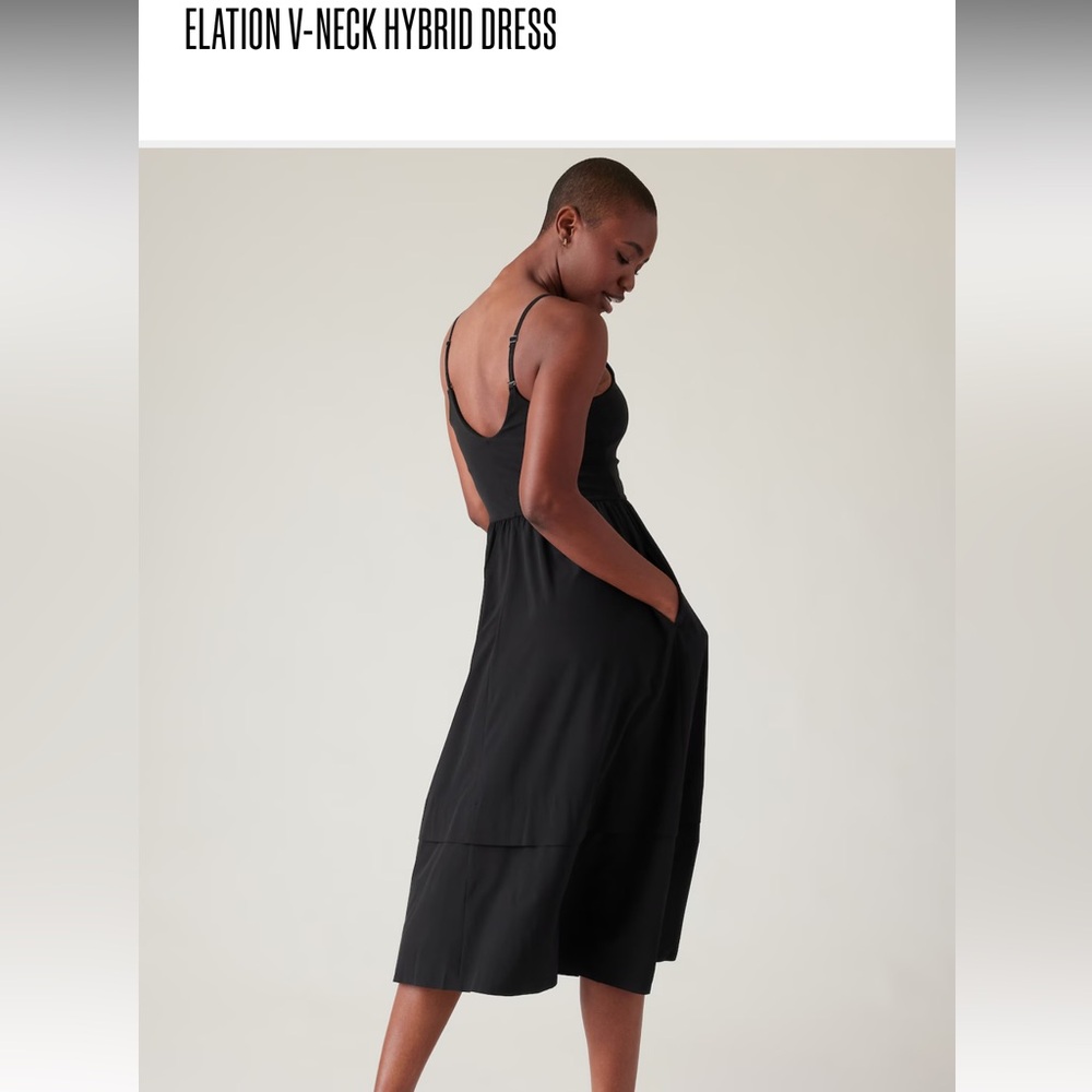 Athleta Elation V Neck Hybrid Dress